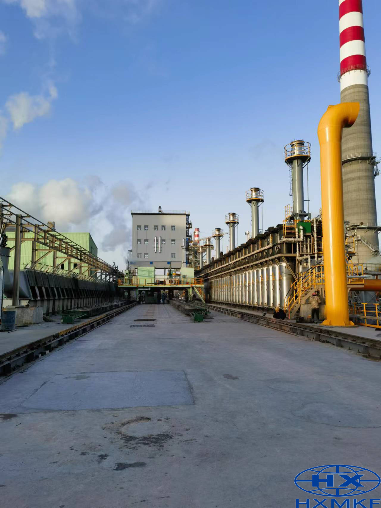 公司承建的内蒙古君正化工有限公司4#焦炉投产出焦